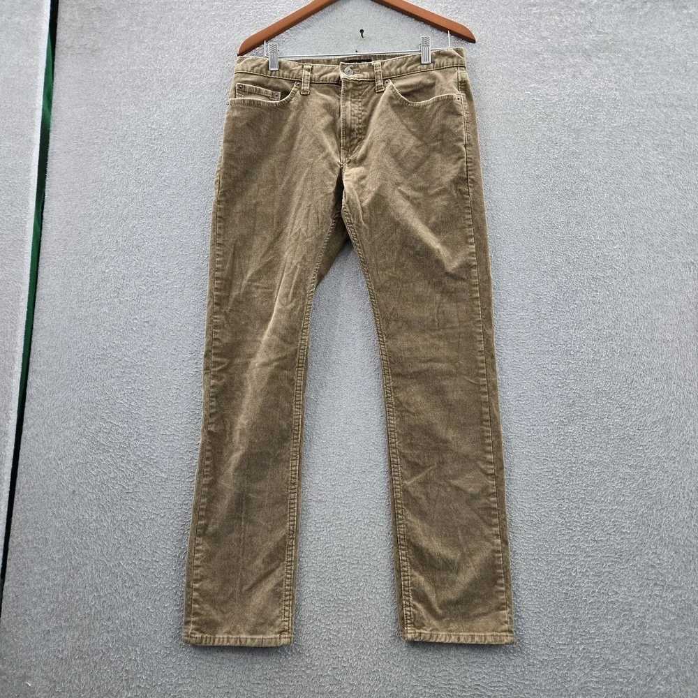 Banana Republic Men Pants 32X32‎ Khaki Corduroy Slim Fit 30